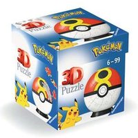 RAVENSBURGER 11628 3D Puzzle Ball 54 Teile Pokémon Wiederball RAVENSBURGER 11628 3D Puzzle Ball 54 Teile Pokémon Wiederball von Ravensburger