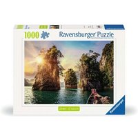RAVENSBURGER 12000001 Puzzle 1000 Teile Three rocks in Cheow, Thailand RAVENSBURGER 12000001 Puzzle 1000 Teile Three rocks in Cheow, Thailand von Ravensburger