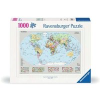 RAVENSBURGER 12000065 Puzzle 1000 Teile Politische Weltkarte von Ravensburger