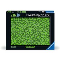 RAVENSBURGER 12000276 Puzzle 736 Teile Krypt Neon Green von Ravensburger