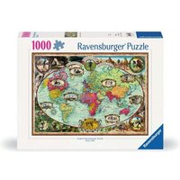 RAVENSBURGER 12000569 Puzzle 1000 Teile Mit Fahrrad um die Welt RAVENSBURGER 12000569 Puzzle 1000 Teile Mit Fahrrad um die Welt von Ravensburger