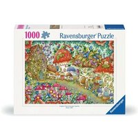 RAVENSBURGER 12000571 Puzzle 1000 Teile Niedliche Pilzhäuschen in der Blumenwiese RAVENSBURGER 12000571 Puzzle 1000 Teile Niedliche Pilzhäuschen in der Blumenwiese von Ravensburger