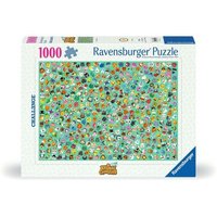 RAVENSBURGER 12000629 Puzzle 1000 Teile Challenge Animal Crossing von Ravensburger