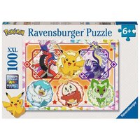 RAVENSBURGER 12001075 Kinderpuzzle 100 XXL Teile Pokémon Karmesin und Purpur von Ravensburger