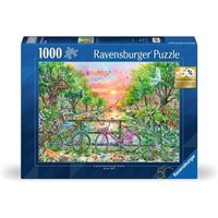 RAVENSBURGER 12001089 Puzzle 1000 Teile Verträumte Fahrräder in Amsterdam von Ravensburger