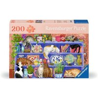 RAVENSBURGER 12001367 Puzzle für Senioren 200 Teile Katzen im Regal RAVENSBURGER 12001367 Puzzle für Senioren 200 Teile Katzen im Regal von Ravensburger