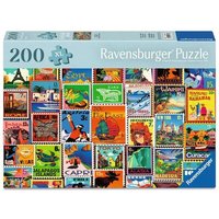 RAVENSBURGER 12001371 Puzzle für Senioren 200 Teile Briefmarken von Ravensburger