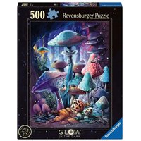 RAVENSBURGER 12001386 Puzzle 500 Teile Moonlight Mushrooms von Ravensburger