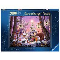 RAVENSBURGER 12001417 Puzzle für Erwachsene 2000 Teile Christmas in the Woods von Ravensburger