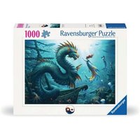 RAVENSBURGER 12001434 Puzzle für Erwachsene 1000 Teile Enchanted Depths: Dragon, Mermaid and Turtles RAVENSBURGER 12001434 Puzzle für Erwachsene 1000 Teile Enchanted Depths: Dragon, Mermaid and Turtles von Ravensburger