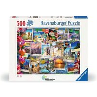 RAVENSBURGER 12001489 Puzzle für Erwachsene 500 Teile World Travel Pinboard von Ravensburger