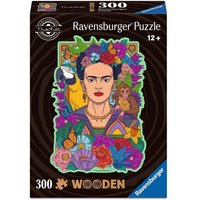 RAVENSBURGER 12001540 WOODEN Puzzle 300 Teile Frida Kahlo von Ravensburger