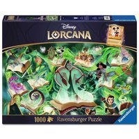 RAVENSBURGER 12001623 Puzzle 1000 Teile Disney Lorcana - Glimmers of the Realm: Emerald von Ravensburger
