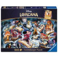 RAVENSBURGER 12001626 Puzzle 1000 Teile Disney Lorcana - Glimmers of the Realm: Steel von Ravensburger