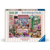 RAVENSBURGER 12001727 Erwachsenenpuzzle 1000 Teile - Der kleine Blumenladen von Ravensburger