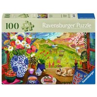 RAVENSBURGER 12001732 Erwachsenenpuzzle 100 XL-Teile - Blick aus dem Fenster von Ravensburger