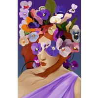 RAVENSBURGER 12001779 Erwachsenenpuzzle 200 Teile - Violett von Ravensburger