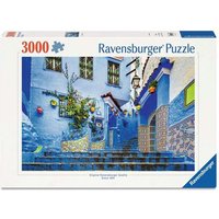 RAVENSBURGER 12001893 Erwachsenenpuzzle 3000 Teile - Marokko in Blau von Ravensburger