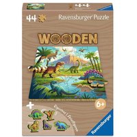 RAVENSBURGER 12004084 Kinderpuzzle 44 Teile Dinosaurier Welt von Ravensburger