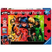 RAVENSBURGER 12004172 Kinderpuzzle 100 XXL Ladybug en mission von Ravensburger