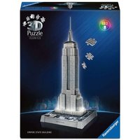 RAVENSBURGER 12008026 3D Puzzle 216 Teile beleuchtet: Empire State Building von Ravensburger