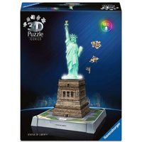 RAVENSBURGER 12008027 3D Puzzle 108 Teile Iconics: Freiheitsstatue - mit Licht von Ravensburger