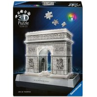 RAVENSBURGER 12008029 3D Puzzle 216 Teile Iconics: Triumphbogen Paris - mit Licht von Ravensburger