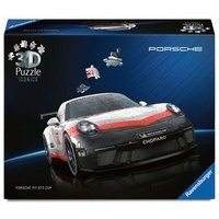 RAVENSBURGER 12008039 3D Puzzle 108 Teile Iconics: Porsche 911 GT3 Cup von Ravensburger