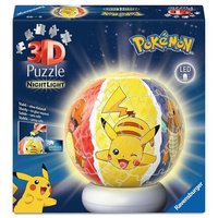 RAVENSBURGER 12008053 3D Puzzle-Ball Nachtlicht Pokémon von Ravensburger