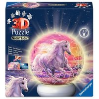 RAVENSBURGER 12008054 3D Puzzle-Ball Nachtlicht Pferde am Strand von Ravensburger