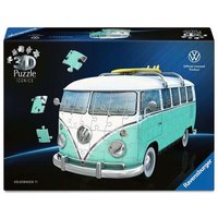 RAVENSBURGER 12008077 3D Puzzle Iconics: Volkswagen T1 Chrom Edition von Ravensburger
