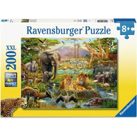 RAVENSBURGER 12891 Kinderpuzzle 200 XXL Teile - Tiere in der Savanne von Ravensburger