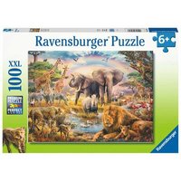 RAVENSBURGER 13284 Kinderpuzzle 100 Teile Afrikanische Savanne von Ravensburger