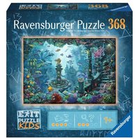 RAVENSBURGER 13394 Kinderpuzzle Exit Puzzle 368 Teile Im Unterwasserreich von Ravensburger