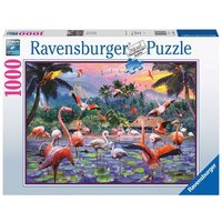 RAVENSBURGER 17082 Erwachsenenpuzzle Pinke Flamingos 1000 Teile von Ravensburger