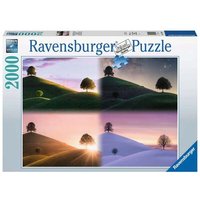 RAVENSBURGER 17443 Erwachsenenpuzzle 2000 Teile Stimmungsvolle Bäume und Berge von Ravensburger