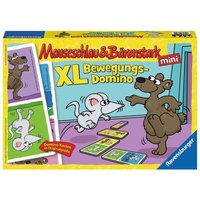 RAVENSBURGER 21354 Mauseschlau & Bärenstark  XL Bewegungs-Domino von Ravensburger