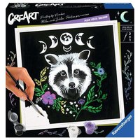 RAVENSBURGER 23509 CreArt Malen nach Zahlen Pixie Cold: Racoon von Ravensburger