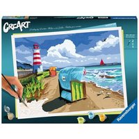 RAVENSBURGER 23547 CreArt Malen nach Zahlen Holiday on the Baltic Sea von Ravensburger