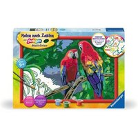 RAVENSBURGER 23770 Malen nach Zahlen - Bunte Papageien von Ravensburger