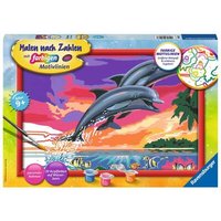 RAVENSBURGER 28907 Malen nach Zahlen Welt der Delfine von Ravensburger