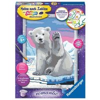 RAVENSBURGER 28985 Malen nach Zahlen Hallo kleiner Eisbär! von Ravensburger
