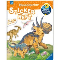 RAVENSBURGER 32677 Wieso? Weshalb? Warum? Stickerheft: Dinosaurier von Ravensburger