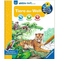 RAVENSBURGER 32695 Wieso? Weshalb? Warum? aktiv-Heft: Tiere der Welt von Ravensburger