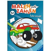 RAVENSBURGER 41726 Malen nach Zahlen ab 5 Jahren: Fahrzeuge von Ravensburger