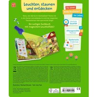 RAVENSBURGER 41840 Lampe an! Entdecke den Garten: Mit über 50 magischen Leucht-Bildern von Ravensburger