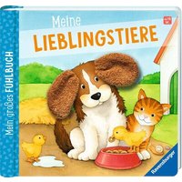 RAVENSBURGER 42023 Babybücher & PappbilderbücherBabybücher & Pappbilderbücher Mein großes Fühlbuch: Meine Lieblingstiere von Ravensburger