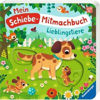 RAVENSBURGER 42024 Mein Schiebe-Mitmachbuch: Lieblingstiere von Ravensburger