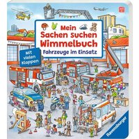 RAVENSBURGER 42103 Sachen suchen Wimmelbuch: Fahrzeuge im Einsatz von Ravensburger