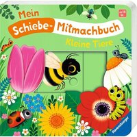 RAVENSBURGER 42123 Babybücher & PappbilderbücherBabybücher & Pappbilderbücher Mein Schiebe-Mitmachbuch: Kleine Tiere von Ravensburger